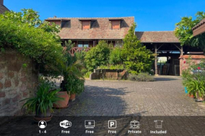 La Grange - Appartement au Rez-de-Chaussée, Terrasse, Parking Privatif Gratuit, aux Portes de Colmar